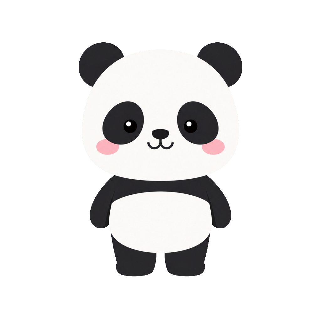 Bamboo's friendly panda mascot